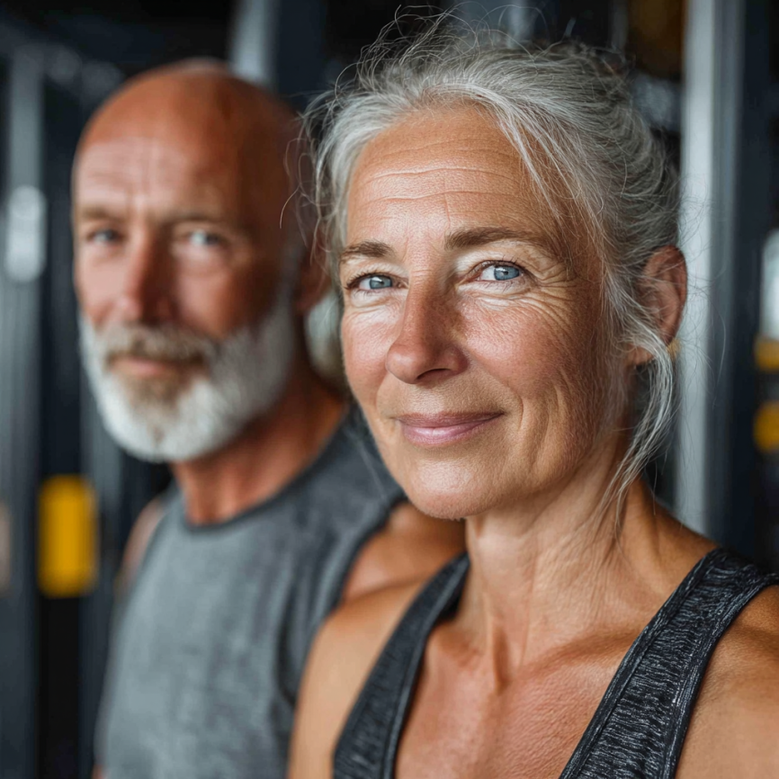 Instructor EliteMotion lucrând cu seniori